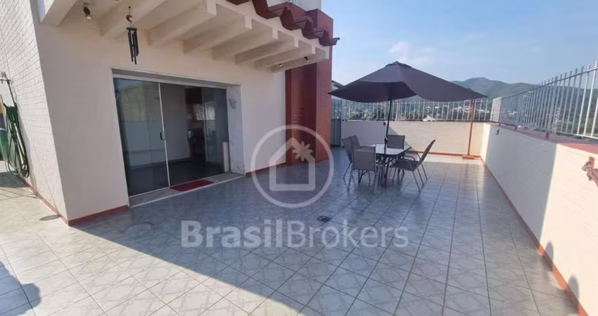 Cobertura linear  à venda com 245,00m² e 3 quartos em Pechincha, Rio de Janeiro - rj