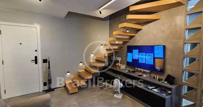 Cobertura duplex à venda com 93,00m² e 2 quartos em freguesia (jacarepaguá), rio de janeiro - rj