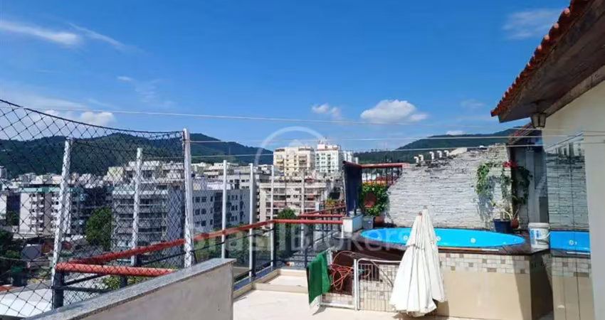 Cobertura à venda com 140,00m² e 3 quartos em freguesia (jacarepaguá), rio de janeiro - rj