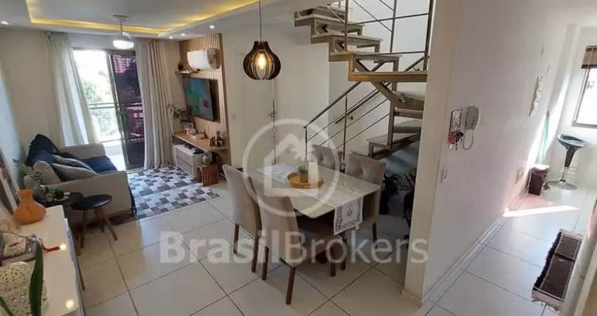 Cobertura Duplex à venda com 113,00m² e 3 quartos em Pechincha, Rio de Janeiro - rj