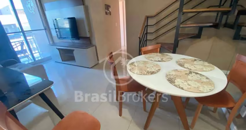 Cobertura 3 quartos pronta na freguesia de jacareapaguá