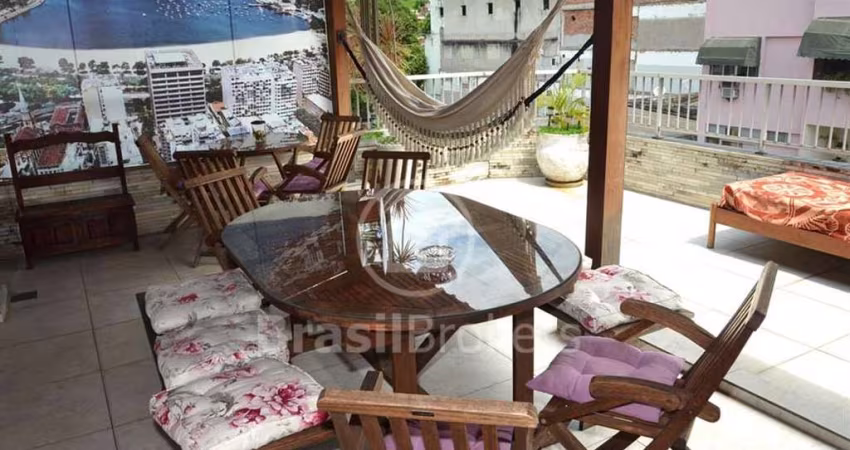 Cobertura à venda com 220,00m² e 4 quartos em Cocotá, Rio de Janeiro - rj