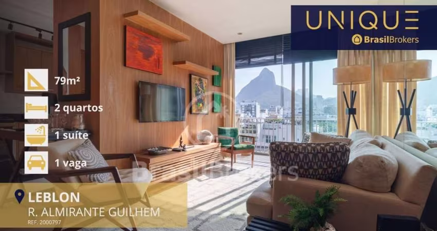 Apartamento de 2 quartos à venda na Almirante Guilhem!Reformado, com piscina e academia.