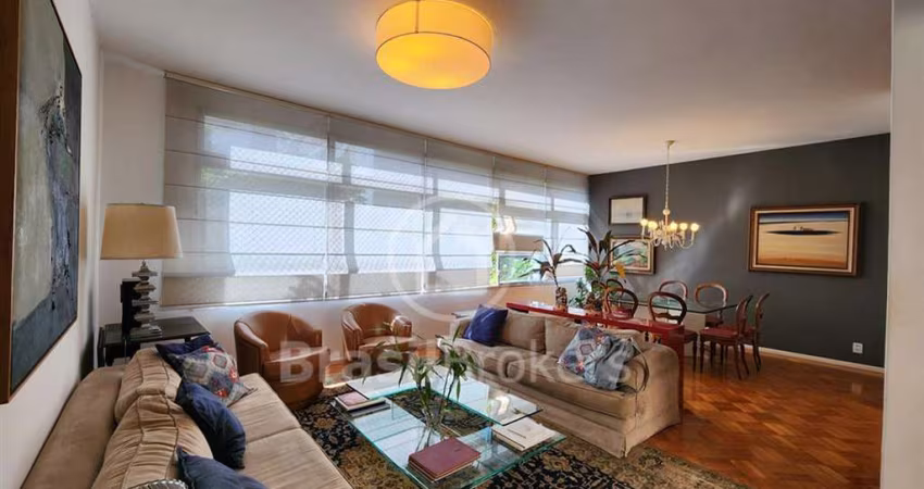 Lindo apartamento frontal de 132m2 em Ipanema, Pronto para morar