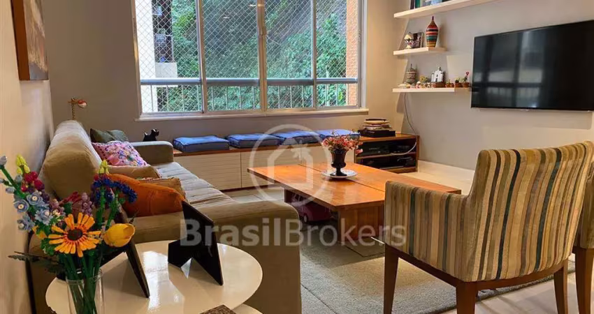 Apartamento à venda com 110,00m² e 3 quartos em lagoa, rio de janeiro - rj