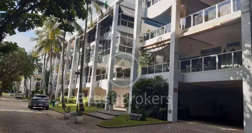 Barra da tijuca - apartamento linear - av. lúcio costa - posto 4 - 215m2 - 4 quartos, 1 suíte