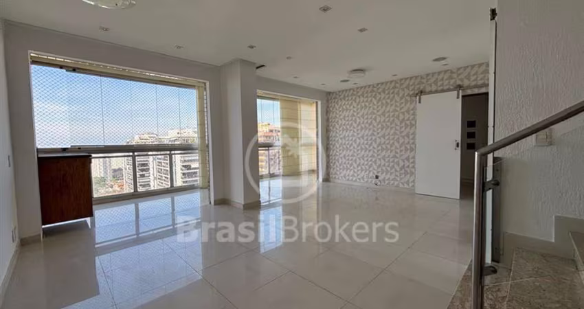 Barra da Tijuca, Condomínio ABM, Cobertura Duplex, piscina, espaço aberto, 3 suites, 2 vagas.