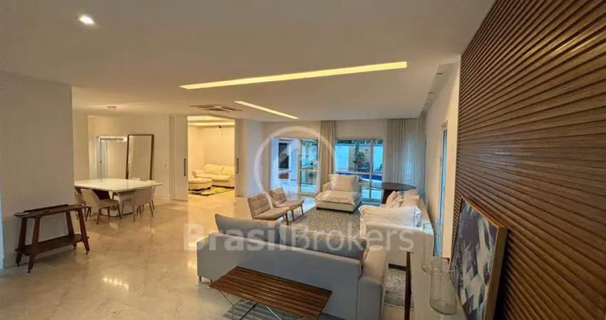 Del lago na barra da tijuca - rua paulo santos, mansão com 5 suítes.