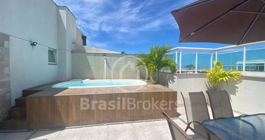 Cobertura à venda com 166,00m² e 4 quartos em Recreio dos Bandeirantes, Rio de Janeiro - RJ