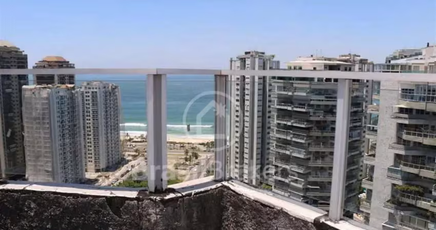 Cobertura duplex à venda com 1202,00m² e 5 quartos em barra da tijuca, rio de janeiro - rj