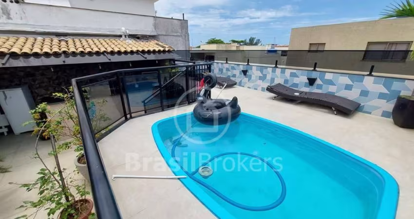 Cobertura à venda com 300,00m² e 3 quartos em Recreio dos Bandeirantes, Rio de Janeiro - RJ