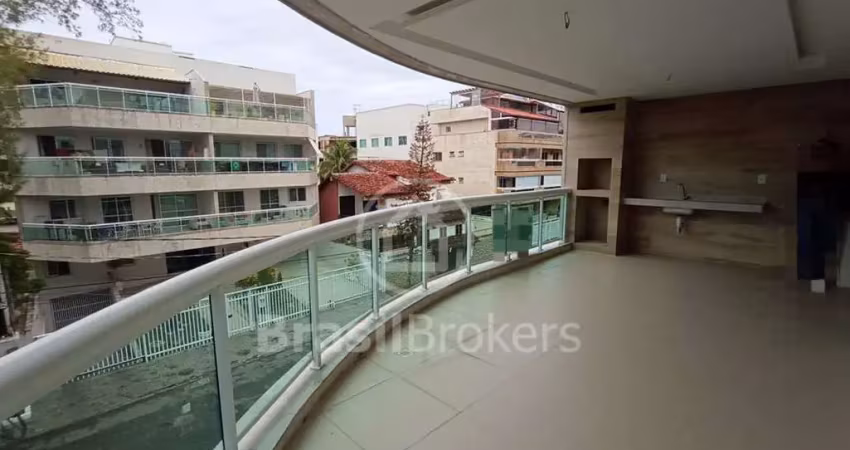 Exclusividade e sofisticação apartamento de 3 quartos sendo 1 suite no recreio