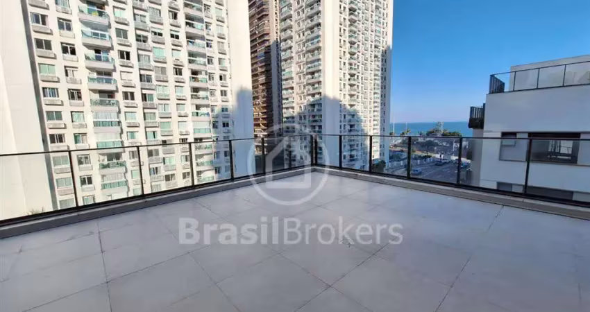 Barra da tijuca, condomínio wave, cobertura de 200 m2, 4 vagas de garagem.