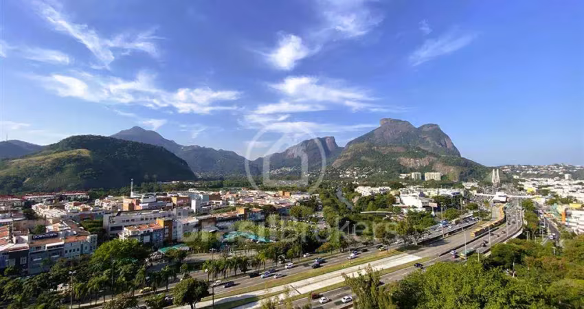 More em um paraíso na barra da tijuca! apartamento com lazer completo e vista espetacular!