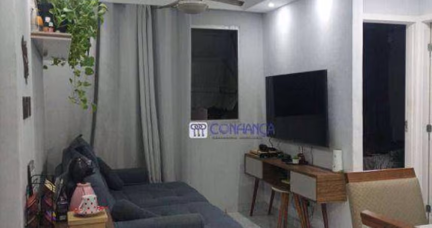 Apartamento com 2 dormitórios para alugar, 43 m² por R$ 750/mês - Rua dos Caquizeiros-Cosmos - Rio de Janeiro/RJ