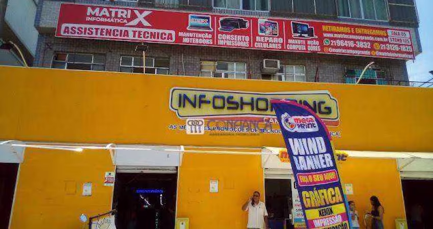 Excelente ponto comercial na InfoShopping em Campo Grande
