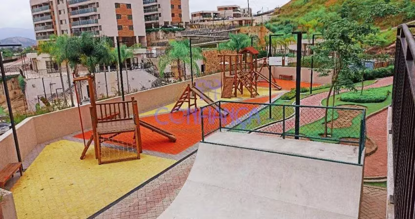 Apartamento com 2 dormitórios à venda, 80 m² por r$ 430.000,00 - campo grande - rio de janeiro/rj