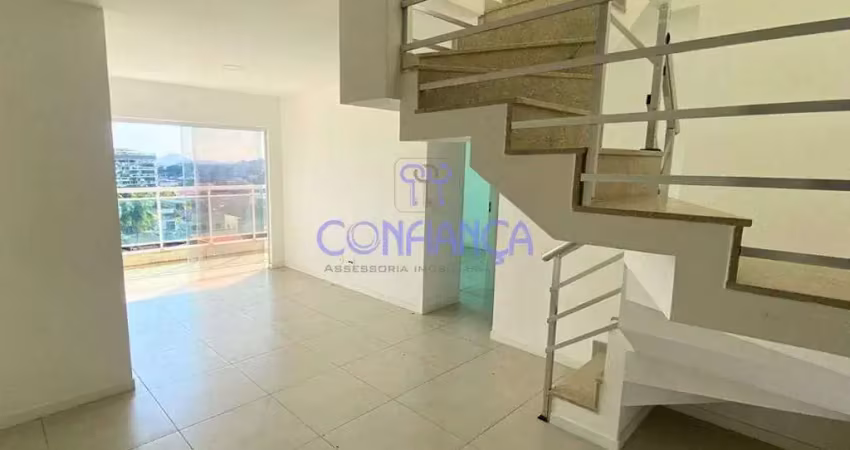 Cobertura espetacular de 2 quartos com suíte em localização privilegiada