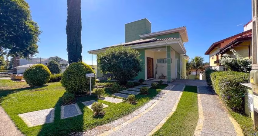 Casa térrea de 393 m2 mob. c/ 4 suítes no Cond. Reserva da Serra em Jundiaí - SP