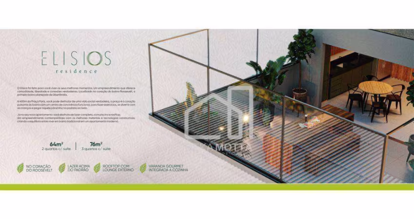 Apartamento com 2 dormitórios à venda, 64 m² por R$ 312.030 - Presidente Roosevelt - Uberlândia/MG