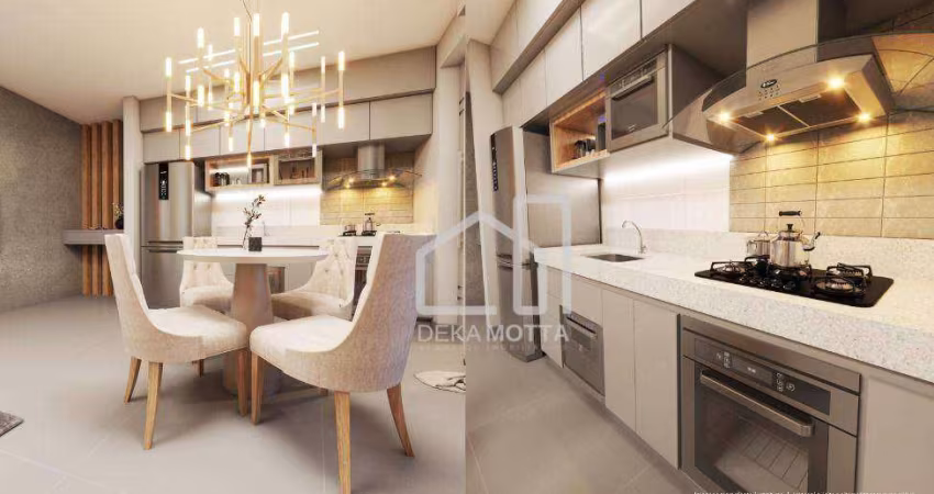Apartamento com 2 dormitórios à venda, 61 m² por R$ 458.900,00 - Santa Mônica - Uberlândia/MG