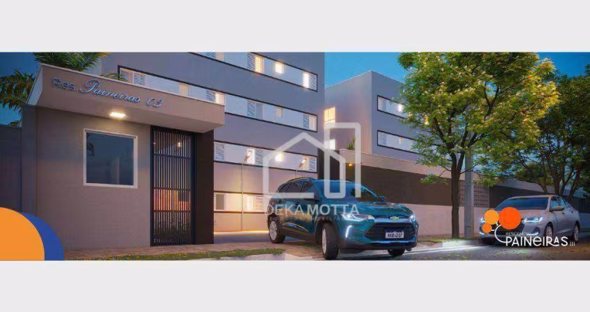 Apartamento com 2 dormitórios à venda, 45 m² por R$ 182.070 - Monte Hebron - Uberlândia/MG