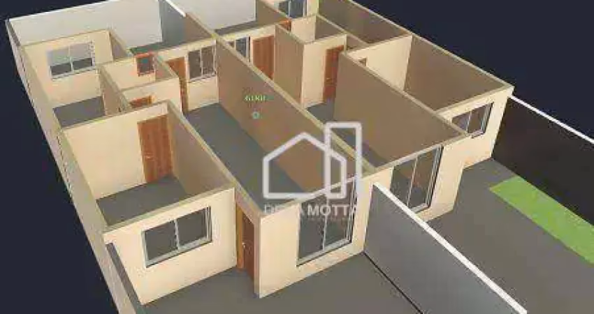 Casa com 2 dormitórios à venda, 57 m² por r$ 285.000 - residencial gramado - uberlândia/mg