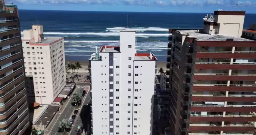 Excelente apartamento de alto padrão com 02 dormitórios, sendo 01 suíte, sacada gourmet com churrasqueira e vista pro mar. o imóvel está localizado na vila caiçara, bairro que vem recebendo e cada vez