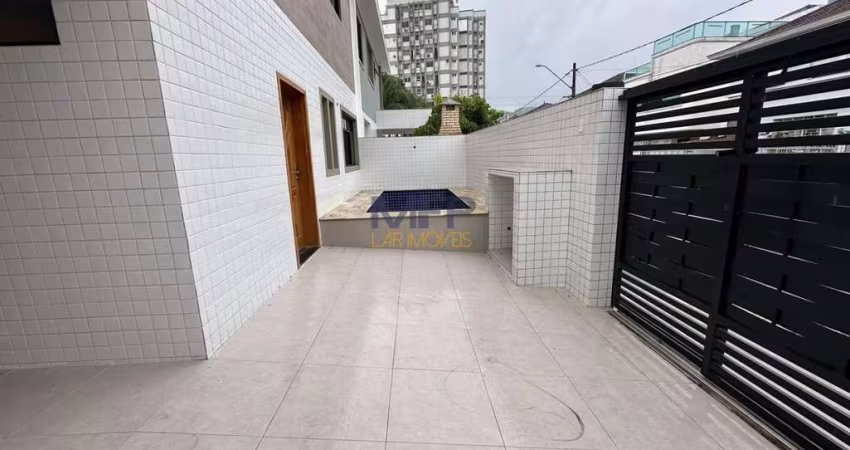 Casa Sobreposta para Venda em Santos, Vila Belmiro, 3 dormitórios, 1 suíte, 4 banheiros, 2 vagas