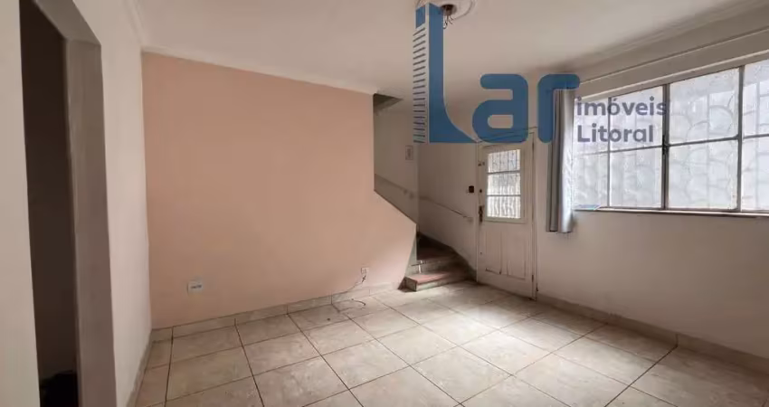 Casa / sobrado para venda em santos, vila mathias, 2 dormitórios, 2 banheiros
