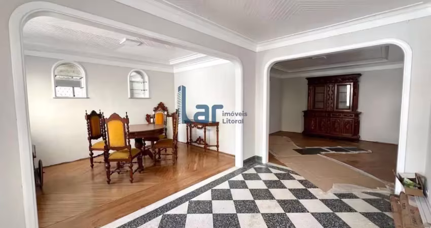 Casa / sobrado para locação em santos, gonzaga, 3 dormitórios, 1 suíte, 3 banheiros, 8 vagas