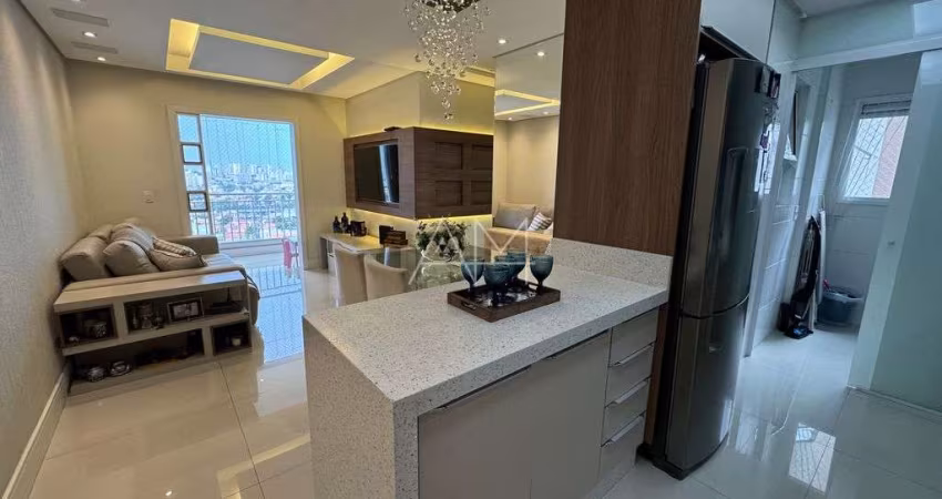 APARTAMENTO 80M, 2 QUARTOS, SUÍTE, CLOSET E 2 VAGAS CENTRO SBC
