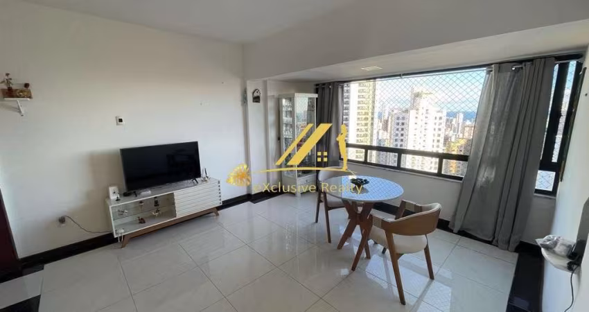 Apartamento 2 quartos, 1 suíte, na melhor localização da Graça, em plena Av. Euclides da Cunha. Andar alto, super ventilado, nascente com vista mar.