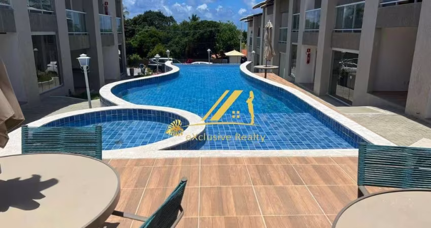 Village em IMBASSAÍ com Garden, 65m2, 2 suítes, Cozinha americana. 2 vagas de garagem. Condomínio com piscina e churrasqueira! Novo, ótima localização