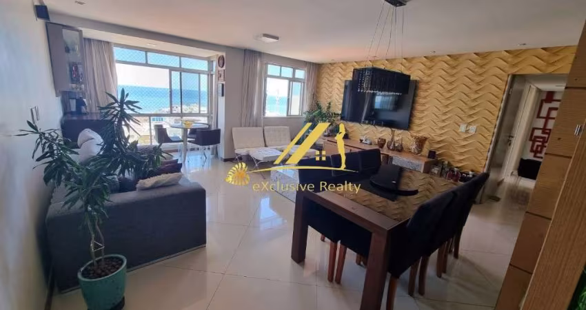 Apartamento na Av. Manoel Dias, 3 quartos, 2 suítes, gabinete, 120m2 Andar alto, bem ventilado. Totalmente nascente. Vista mar. 2 vagas em Amaralina