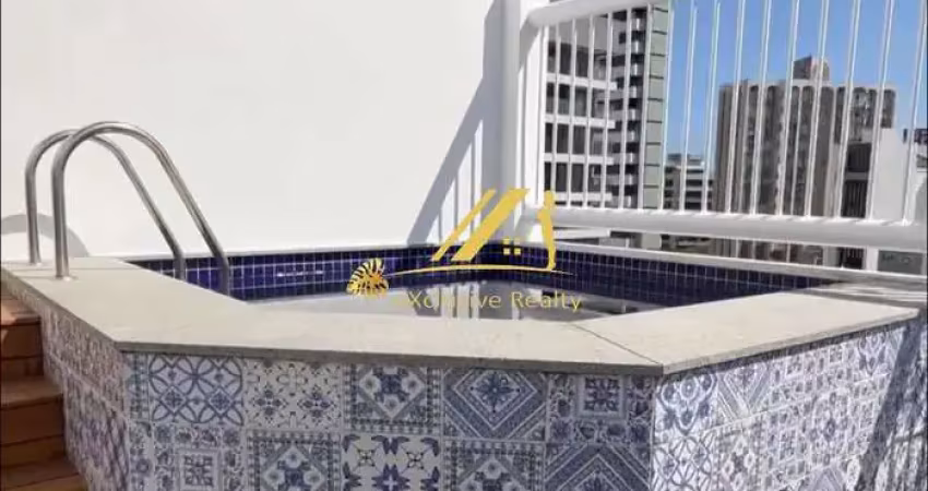 Cobertura Duplex charmosa na Graça. 1 dormitório, 70m2, recém reformada. Com piscina. 1 vaga de garagem. Perto de tudo, do Mignon, Deli e Cia, etc.