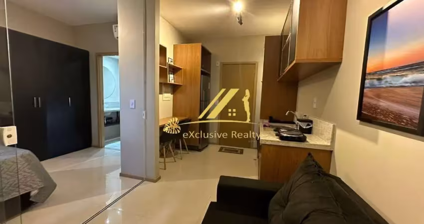 Studio super charmoso na pituba, totalmente mobiliado. sem varanda. 25m2.  house pituba. andar alto, nascente. vaga rotativa, rooftop com piscina, aca