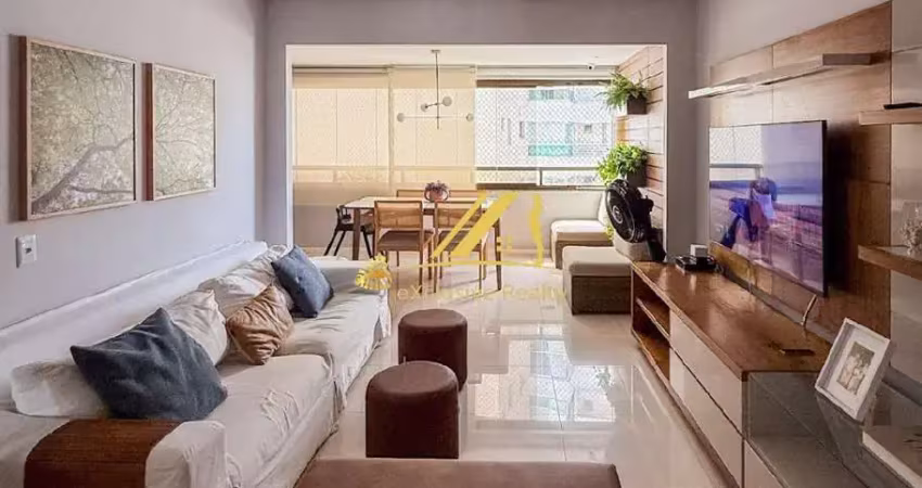 Apartamento 3 suítes, lavabo, dependência completa no Horto Florestal. Andar super alto. 129 m2. 2 vagas + depósito.  Mansão Frida Kahlo. Infra total