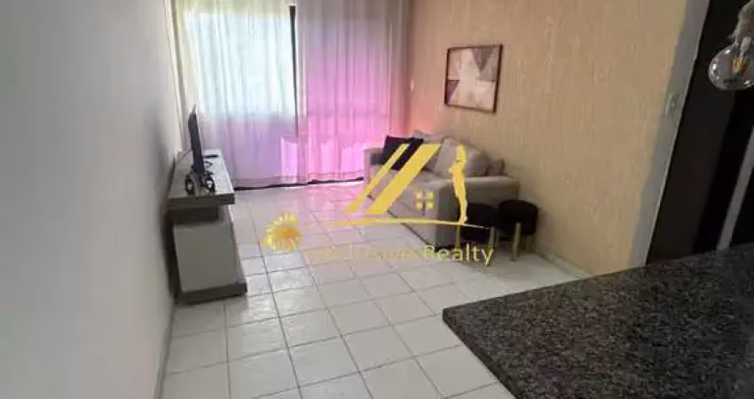 Aluguel de quarto e sala amplo, 50m2, todo mobiliado e reformado em ondina! 1 vaga de garagem coberta. prédio com piscina, salão de festas, portaria