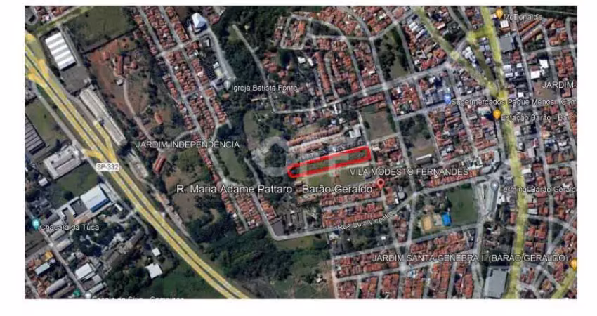 Terreno à venda na Rua Maria Adame Pattaro, 375, Vila Modesto Fernandes, Campinas