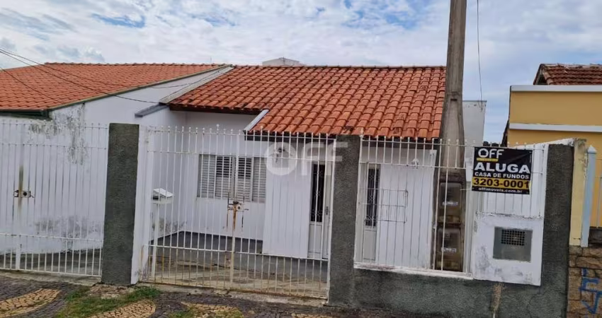 Casa com 2 quartos para alugar na Doutor Mário Monteiro, 158, Vila Teixeira, Campinas