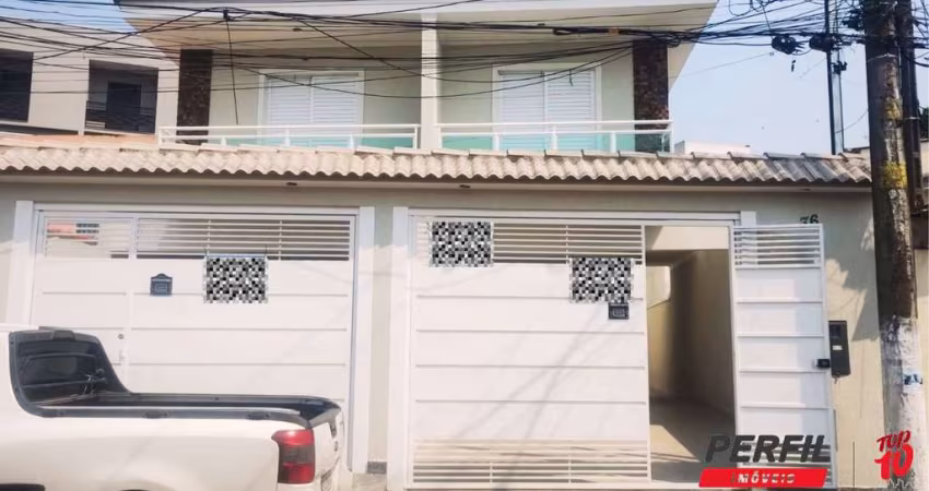 SOBRADO NOVO COM 03 SUÍTES, CHURRASQUEIRA E 04 VAGAS DE GARAGEM