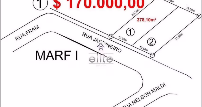 Terreno à venda, 418 m² por R$ 106.300,00 - Condomínio Marf I - Bom Jesus dos Perdões/SP