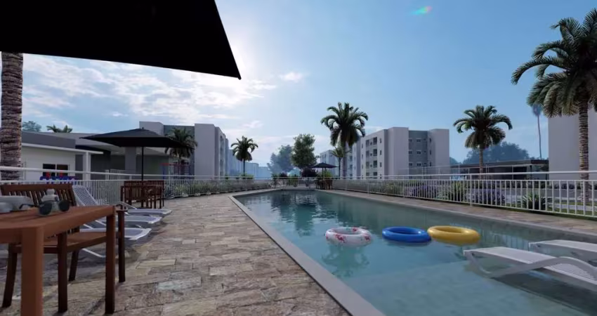 Apartamento em suzano com 2 quartos, sacada, 1 vaga e lazer