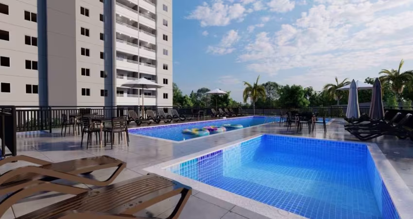 Apartamento 2 dormitórios , 1 vaga , com sacada , 48m, em Poá