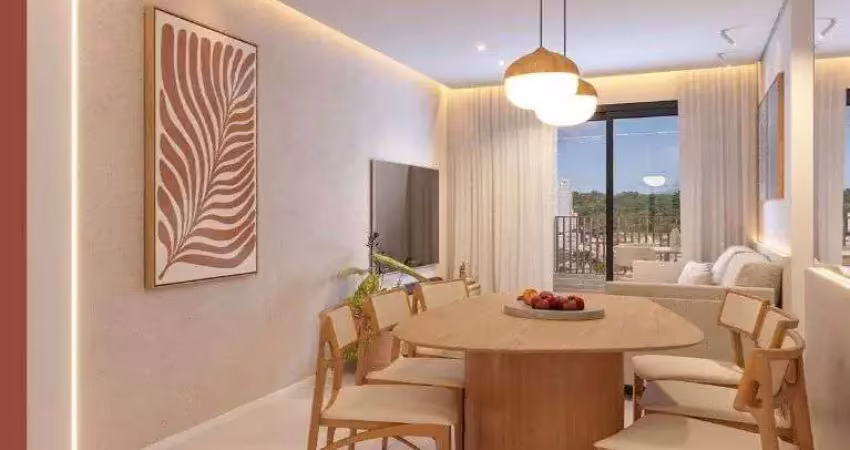 Apartamento 2 dormitórios sendo 1 suíte, varanda ,1 vaga, 65m²