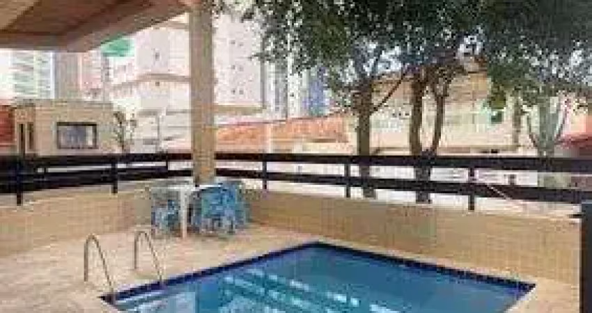 Apartamento de 2 quartos em caiçara praia grande, 1 vaga, sacada, 62m²