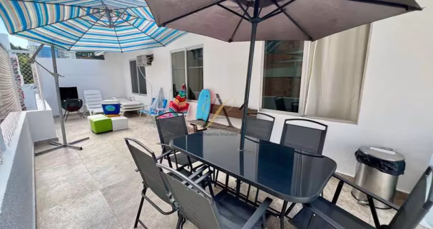 Apartamento cobertura no pioneiros em balneário camboriú, 150 metros do mar