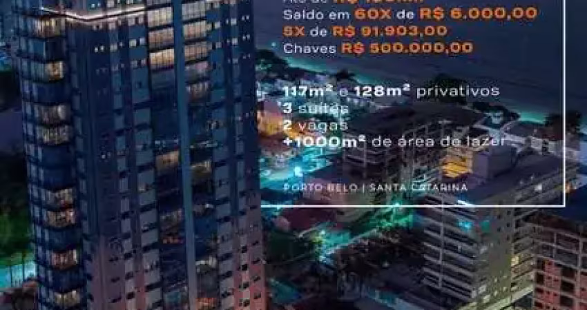 Apartamento com 3 quartos à venda no Balneário Perequê, Porto Belo 