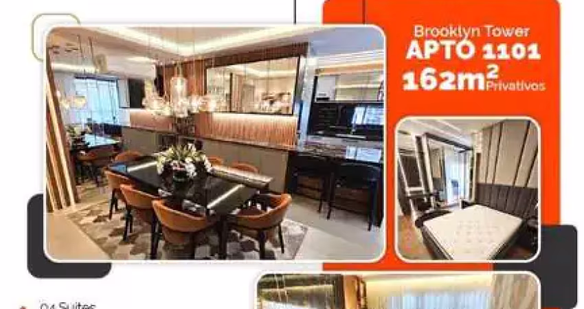 M536 - apartamento com 4 suítes, mobiliado em itapema